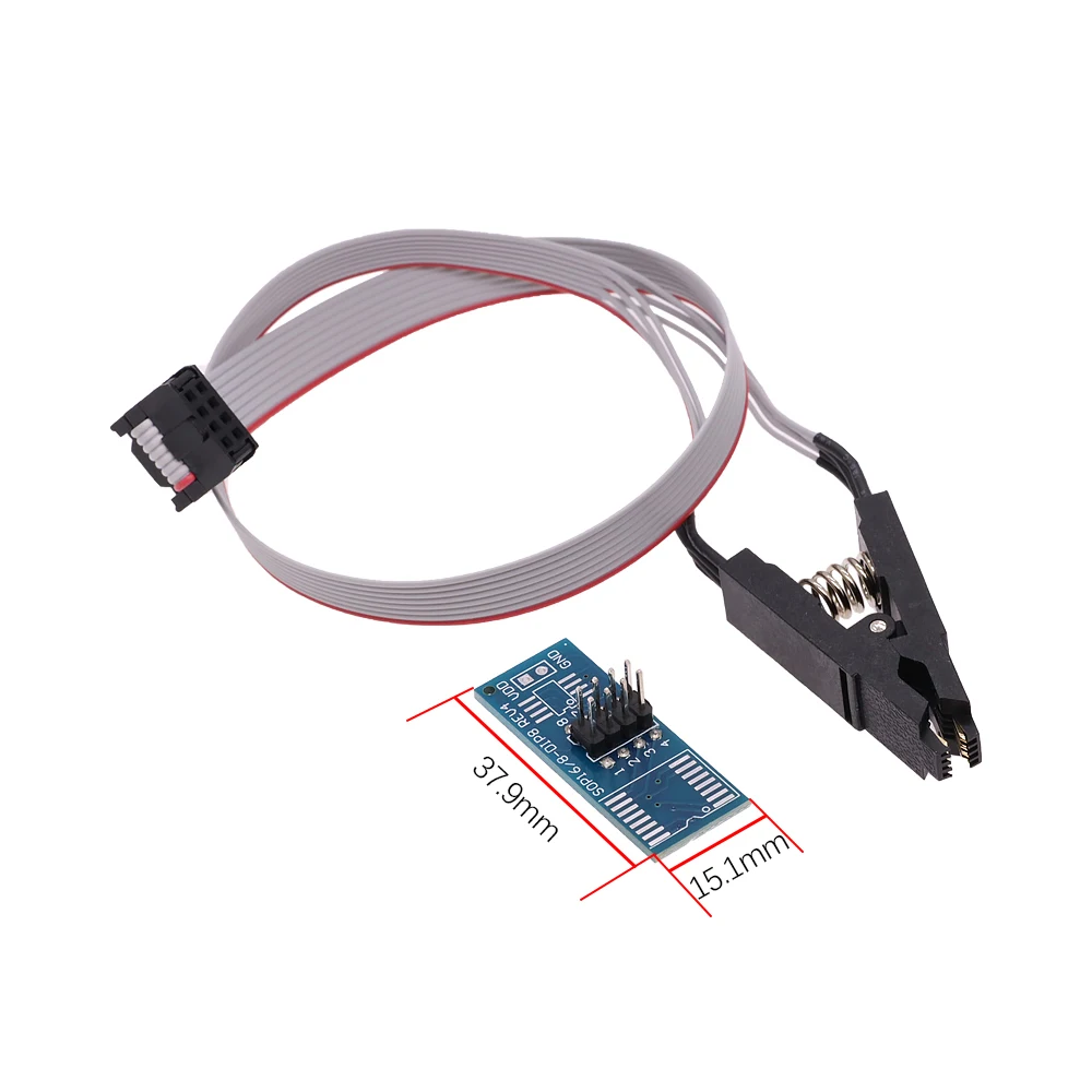 USB-программатор CH341A 24 25 серия EEPROM модуль программатора с флэш-BIOS + зажим SOIC8 SOP8 для