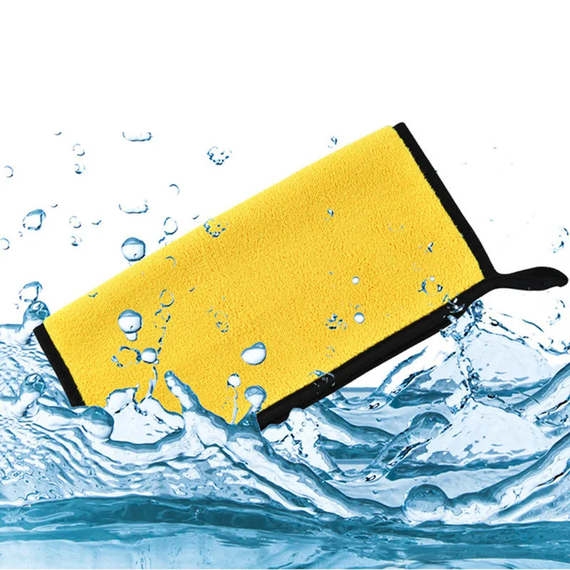 Автомобильное супервпитывающее полотенце из микрофибры для мытья автомобиля 30x30