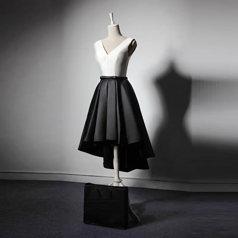 Женские Короткие Формальное вечернее платье размера плюс V образным вырезом