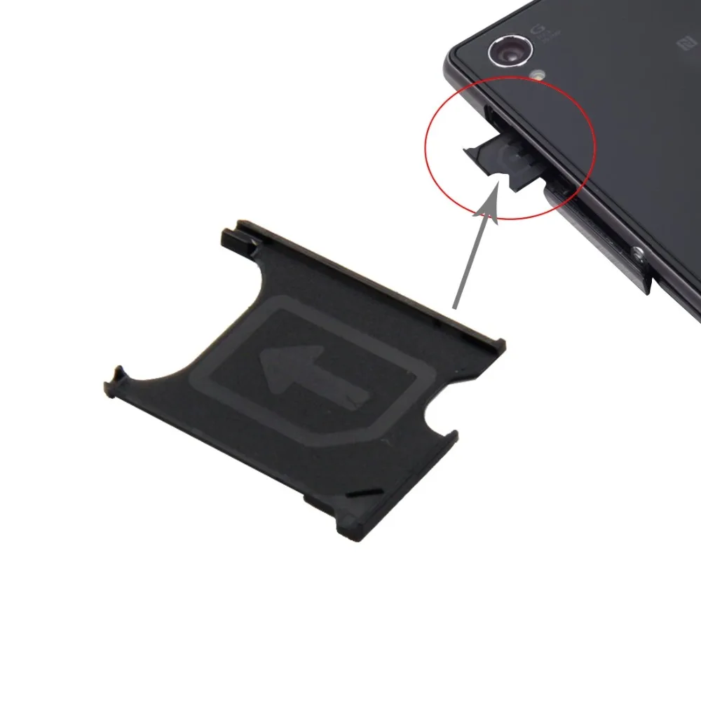 Запасная часть для sony Xperia Z1/L39h слот sim-карты |