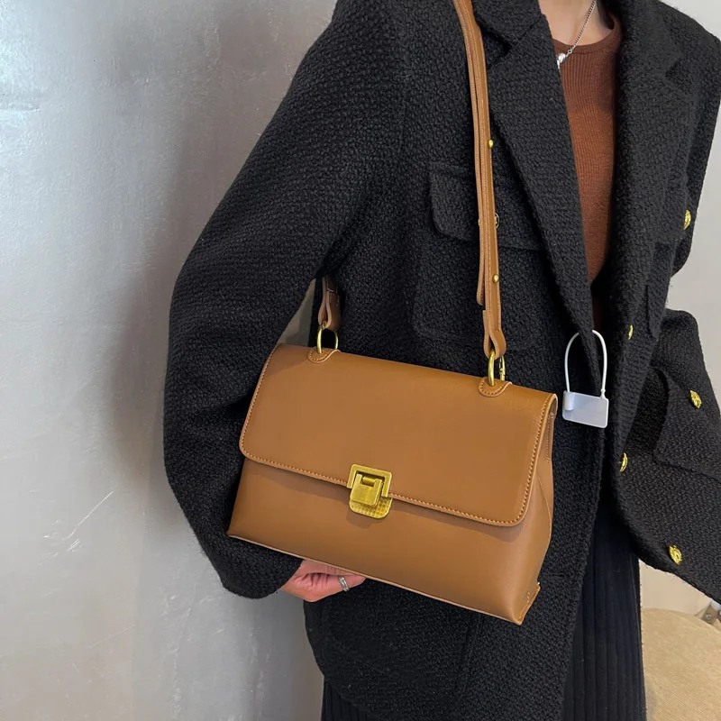 

Advanced Sense Of high-capacity Qiu Dong The Niche One Shoulder Bag Female 2021 New Ins French Inclined Shoulder Bag And Handbag