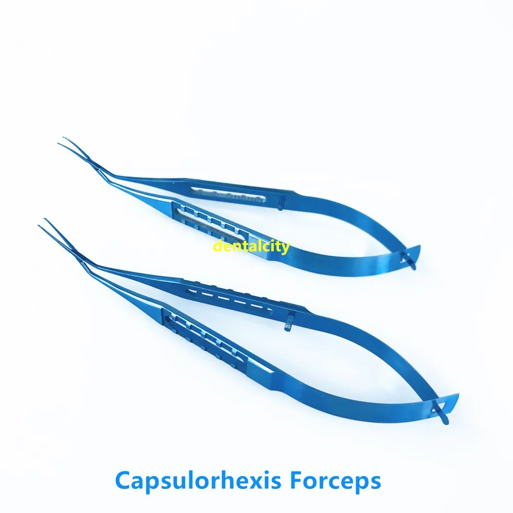 

Inamura Capsulorhexis Forceps Titanium Pet Veterinary Ophthalmic Surgical Instrument