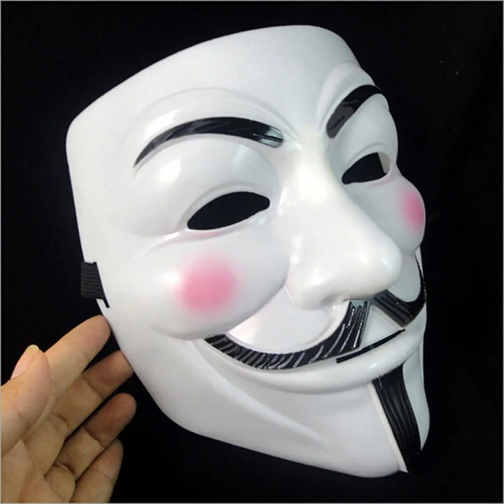 V for Vendetta маска Страшные маски на Хеллоуин вечерние маске маскарад Косплэй