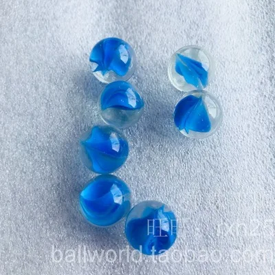 Бесплатная доставка 20 шт./лот 16 мм синие восьмикристальные шарики детские