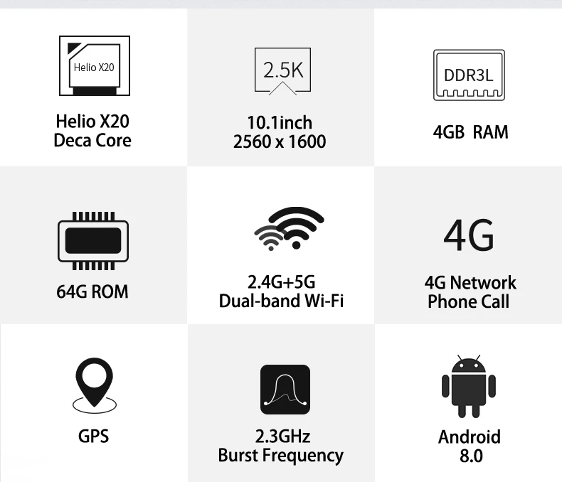 Jumper m5 10,1 дюймовый планшет 10 ядер 4 ГБ ОЗУ 64 Гб ПЗУ двойной 4G LTE телефонный звонок MT6797 2560*1600 Android 8,0 Deca-coreTablet pc