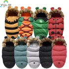 Супер толстый зимний детский спальный мешок, детский конверт в коляске, Детские спальные мешки, 24 месяца, спальный мешок для новорожденных