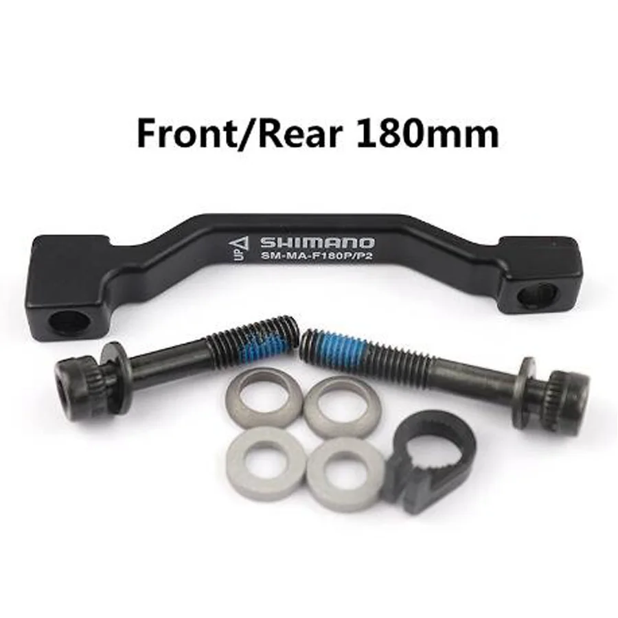 SHIMANO дисковый тормоз адаптер PM столб Кронштейн для 180 мм с ротора RT86 RT81 RT56 shimano SM MA