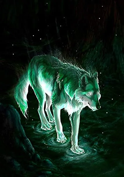 

Luminous Wolf Old Furn Metal Tin Signs Movies Laundry Room Signs Decor for Kichen Decoracion 8x12 Inches