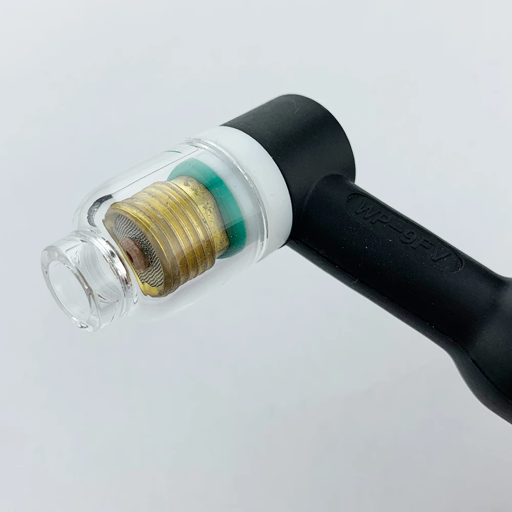 Комплект из 2/5 предметов для сварофонарь TIG газовые линзы #5 Pyrex стеклянная крышка