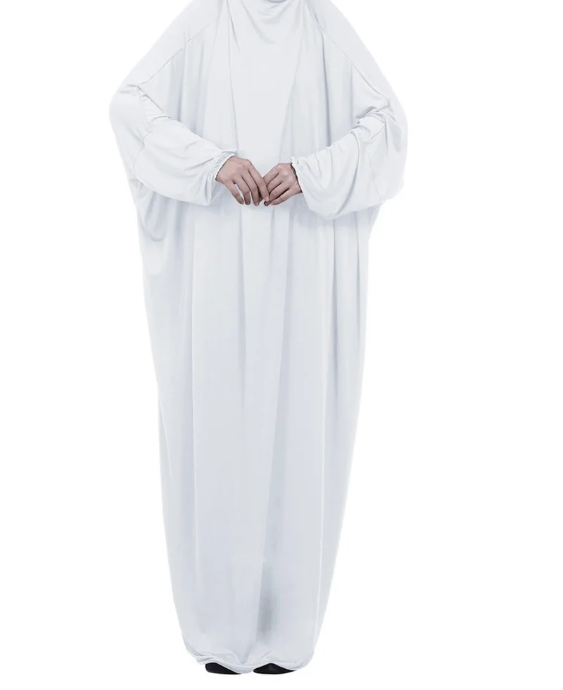 Мусульманская молельная одежда платье для женщин с капюшоном полное покрытие Исламская одежда, Дубай Турция Namaz длинные Тауб Jurken Абая плать... от AliExpress WW