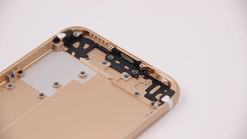 Крышка батарейного отсека для iphone 6 6s Plus задняя дверь корпус средняя Рамка Замена Задняя крышка корпуса для iphone 6 6s Plus с логотипом