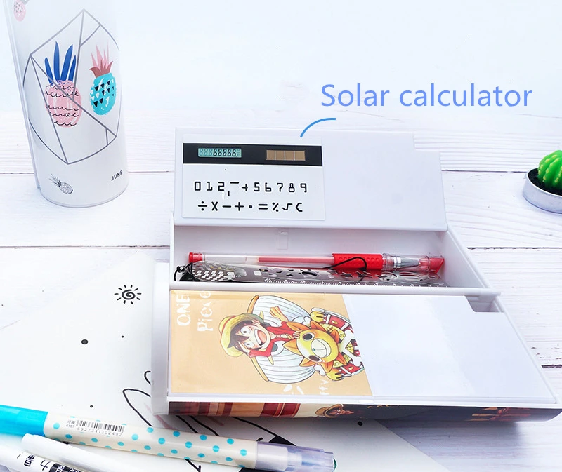 Тонких листов Kawai Единорог доски Карандаш Чехол с компонентами по хорошей цене