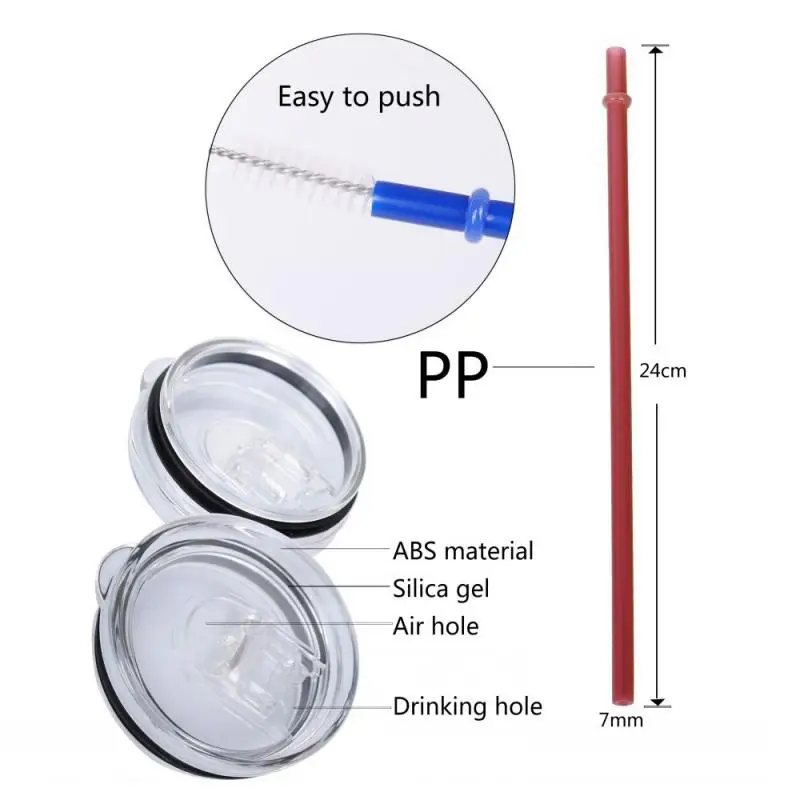 20oz Slim Tumblers With Lids And Straws Stainless Steel Double Vacuum Insulated Unbreakable Tumbler Cup For Hot Or Cold Drinks | Дом и сад