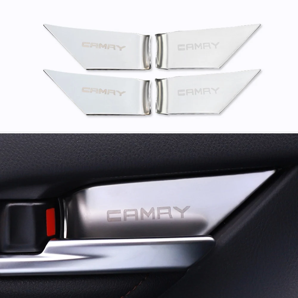 Автомобильная наклейка полоса из нержавеющей стали для Toyota Camry 2018 2019 аксессуары