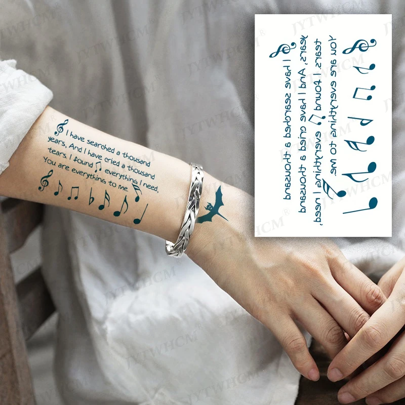 

Waterproof Temporary Fake Tattoo Sticker English Letter Word Tatto Dandelion Butterfly Henna Art Temporary Tattoo For Women Male