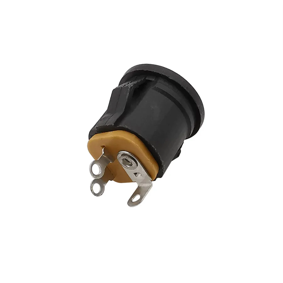 5Pcs 5.5 * 2.1mm 3 Pin DC Power Jack Socket Female Mount Panl Connector Adapter 5.5x2.1 DC022K DC-022K | Обустройство дома