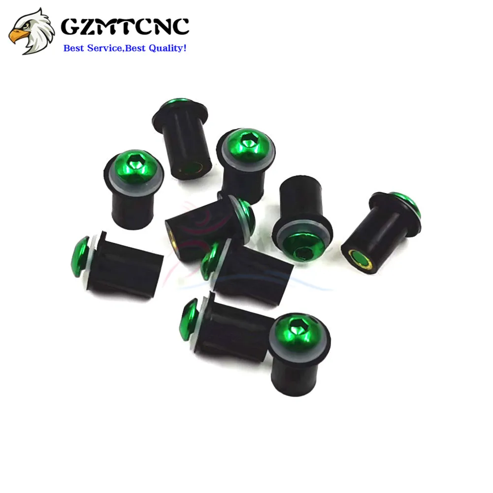 Крепежные гайки M5 винты для лобового стекла монтажные болты Suzuki GSXR GSX R 600 750 1000 K1 K2