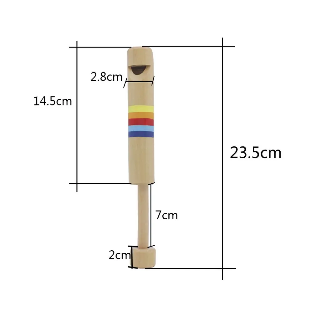 

2021 NEW 1PC Children's Slide Wooden Flute Horn Trumpet Cute Musical Educational Toy Instruments Kid Fun Flutophone