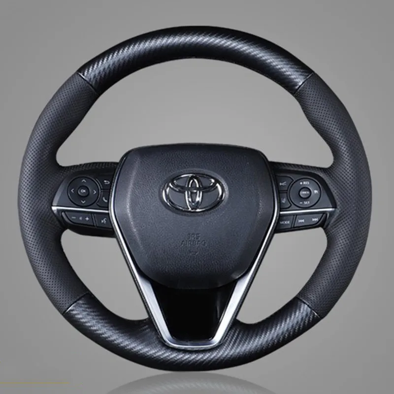 

Сделай Сам, сшитая вручную замшевая кожа, искусственная кожа для Toyota Levin 8-го поколения Camry Corolla Avalon, автомобильные аксессуары