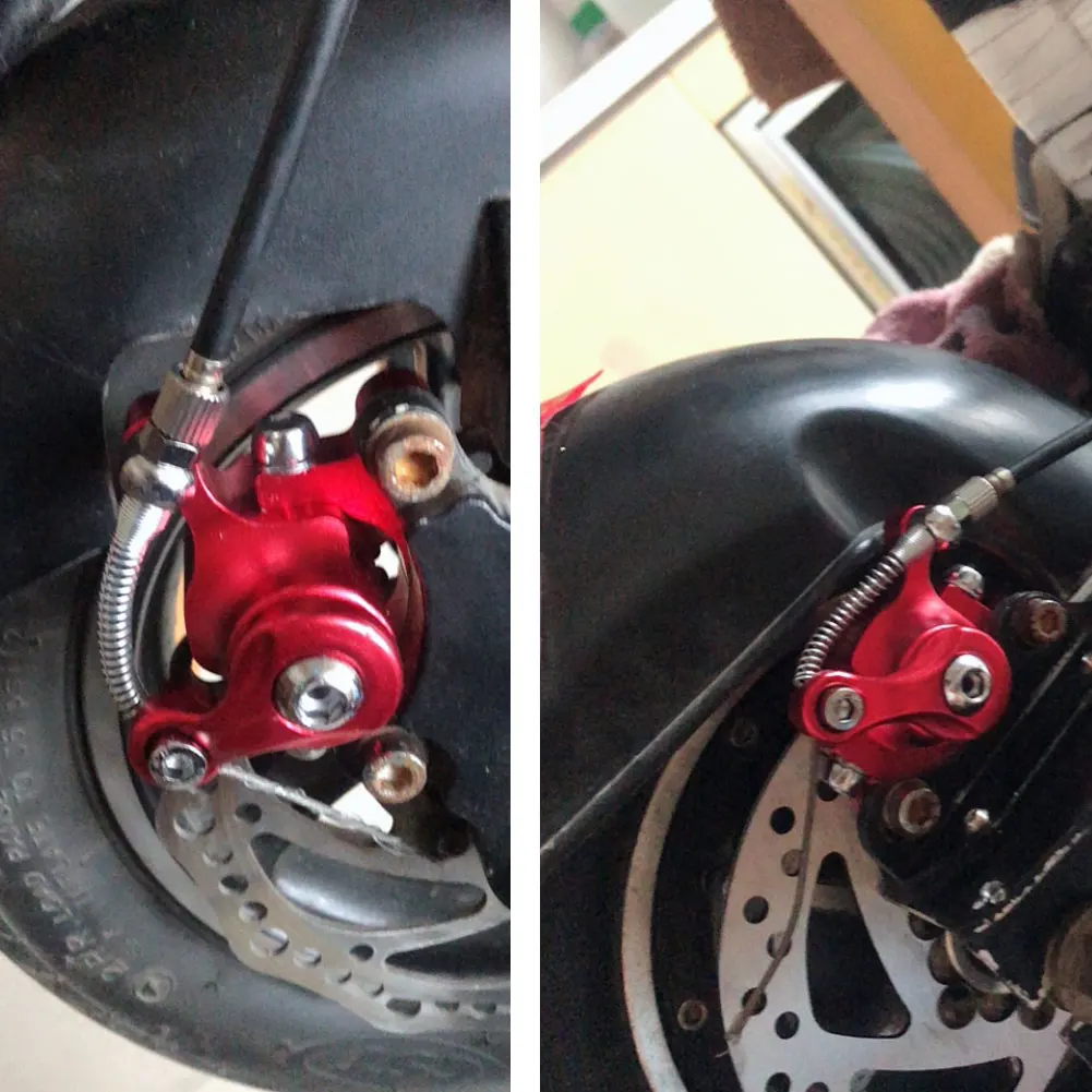 

Disc Brake for Electric Scooter 10 inch Electric Brake Caliper with Metal Pad Brake Rotor Bike Parts