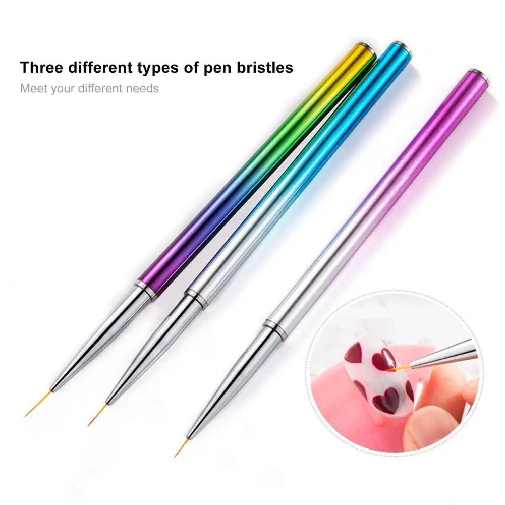 

Nail Art Liner Compact Nail Art Brush Soft Bristles Easy to Use Premium Nail Art Painting Pen