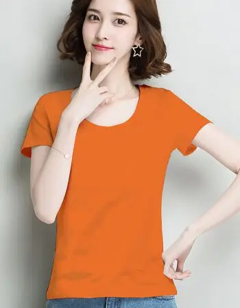 

T Shirt red Women Clothes 2020 FashionTee Top Fashion Cotton Ladies Tee Shirt