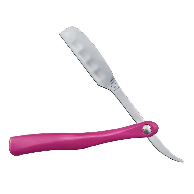 Складной бритвенный держатель с ручкой и пером карамельного цвета ручная