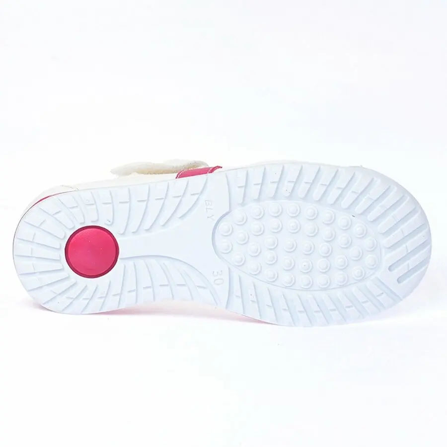 

Kids Sandals Cute Bebe Kiko Lf 2385-90 Orthopedic Girl Shoes Sandals White-Fuchsia
