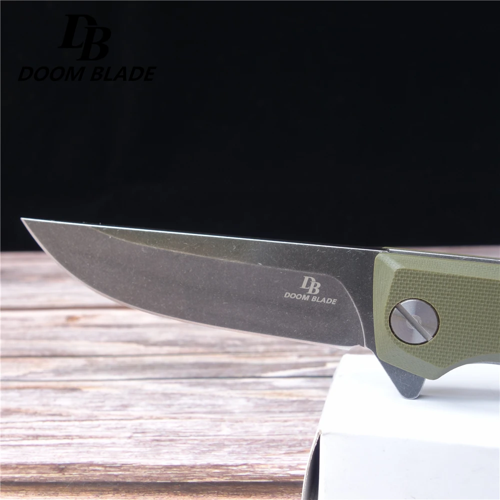 7 9 &quotFH11 60 61HRC ножи с шарикоподшипником фотоэлементов D2 стальные складные G10