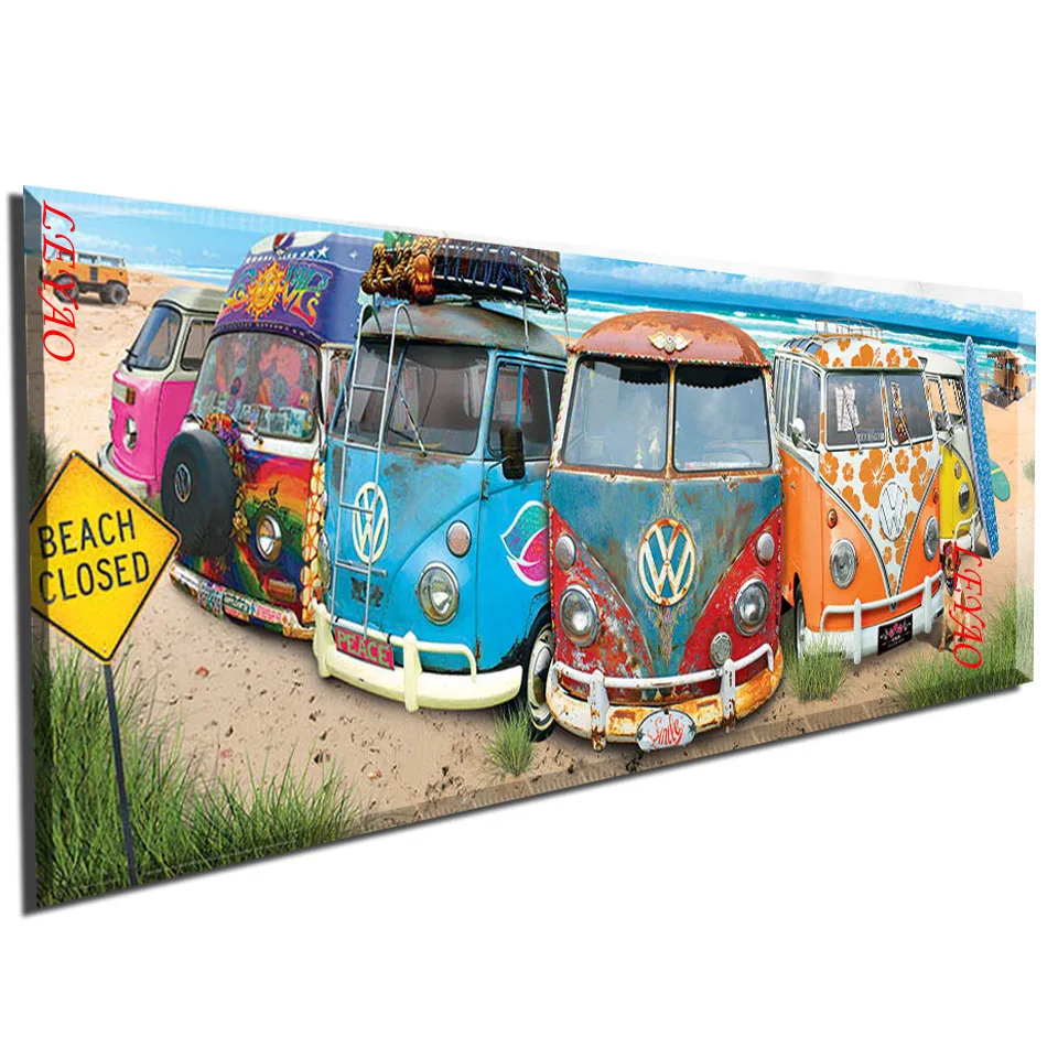 

Набор для алмазной живописи «машинки 4 июля»