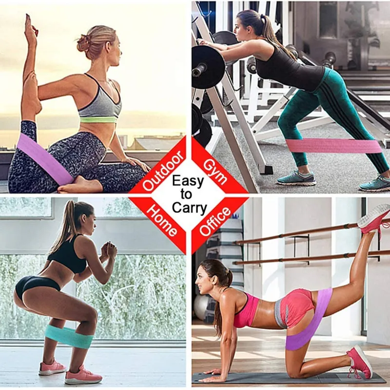 Эластичные ленты для йоги 5 шт./компл. латексные резиновые Эспандер тренировок