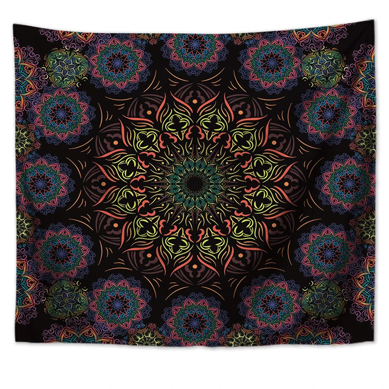 

Гобелен с мандалой, украшение комнаты для спальни, Настенный Ковер, украшение в стиле бохо