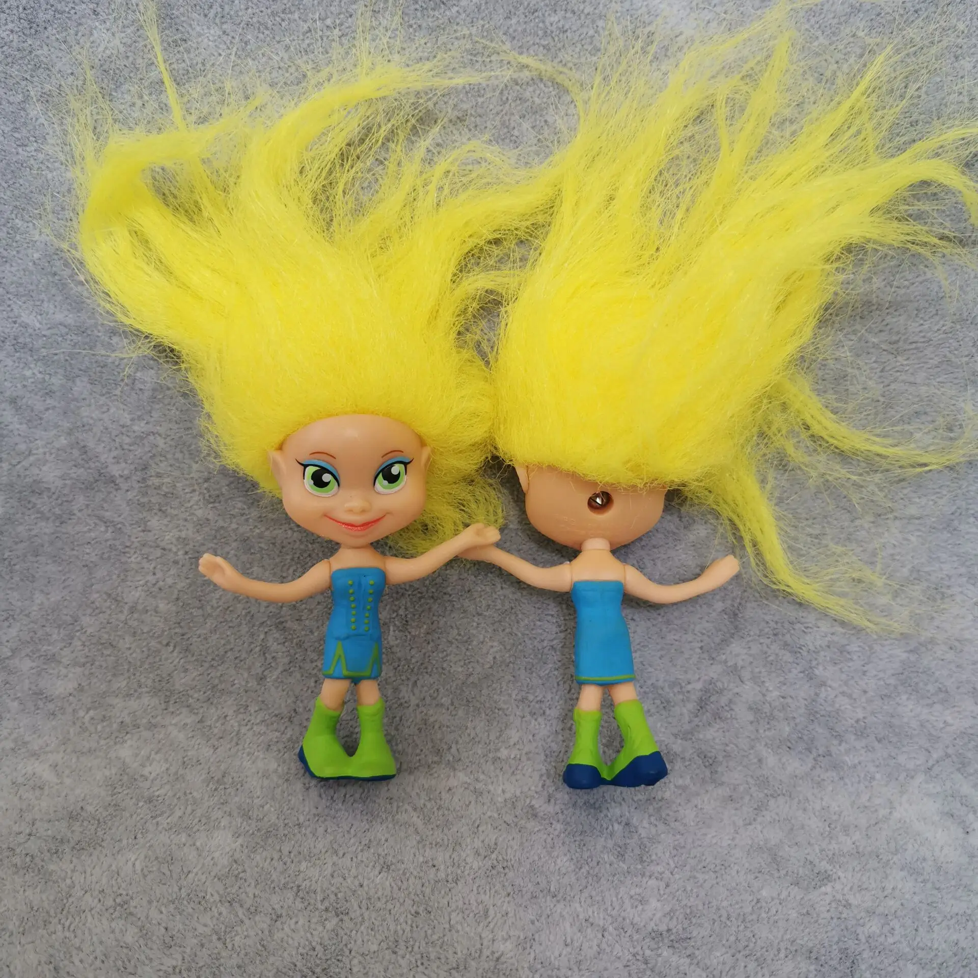 2 шт. с героями мультфильма тролли несимпатичный ребенок Бобби погрузить волосы