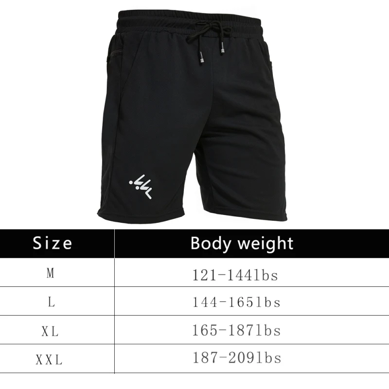 

Summer Men Running Shorts Bodybuilding Sports Fitness Gym Workout Shorts Quick Dry Casual Homme Shorts