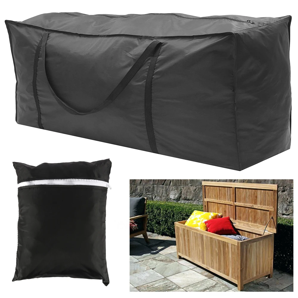 

Multi-function Garden Furniture Storage Bag Large Capacity Waterproof Furniture Storage Bag Cushions Seat Protective Cover Pouch