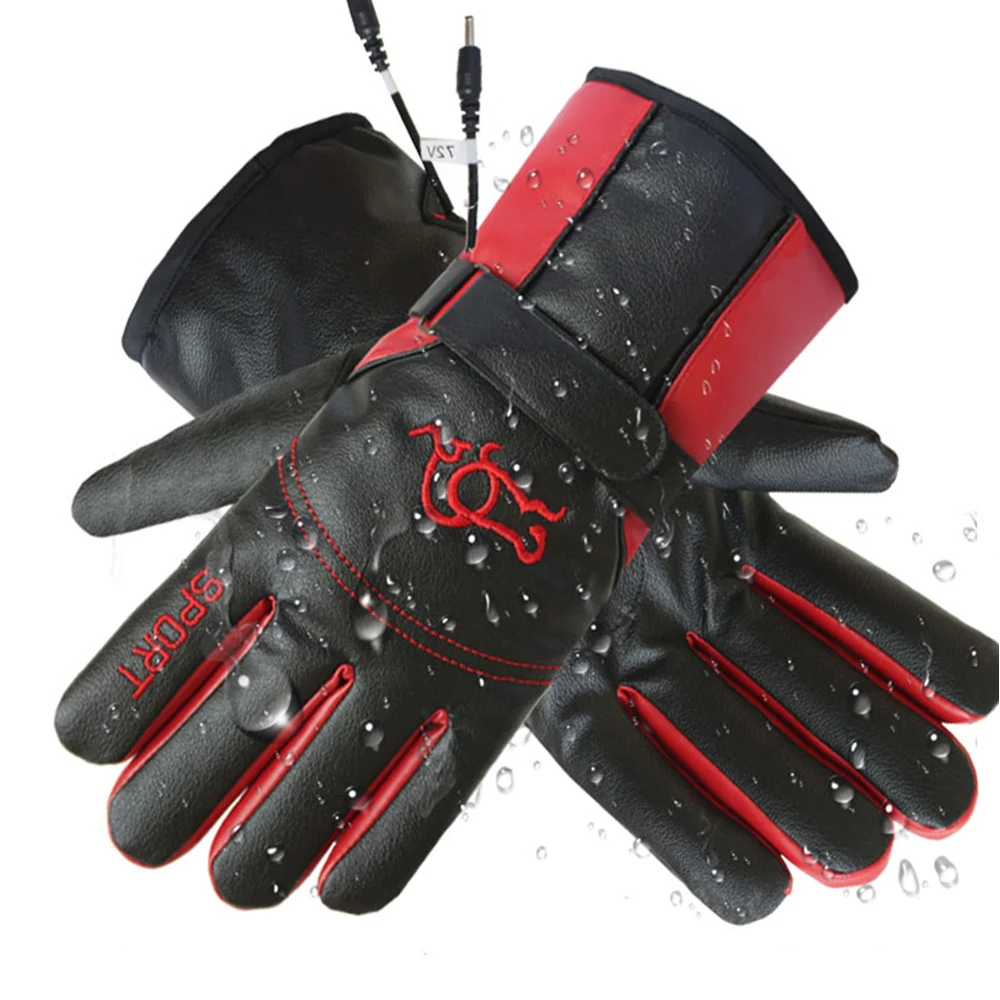 HEROBIKER зимние Мотоциклетные Перчатки Guantes Moto с сенсорным экраном на батарейках, мотоциклетные гоночные водонепроницаемые перчатки с подогревом