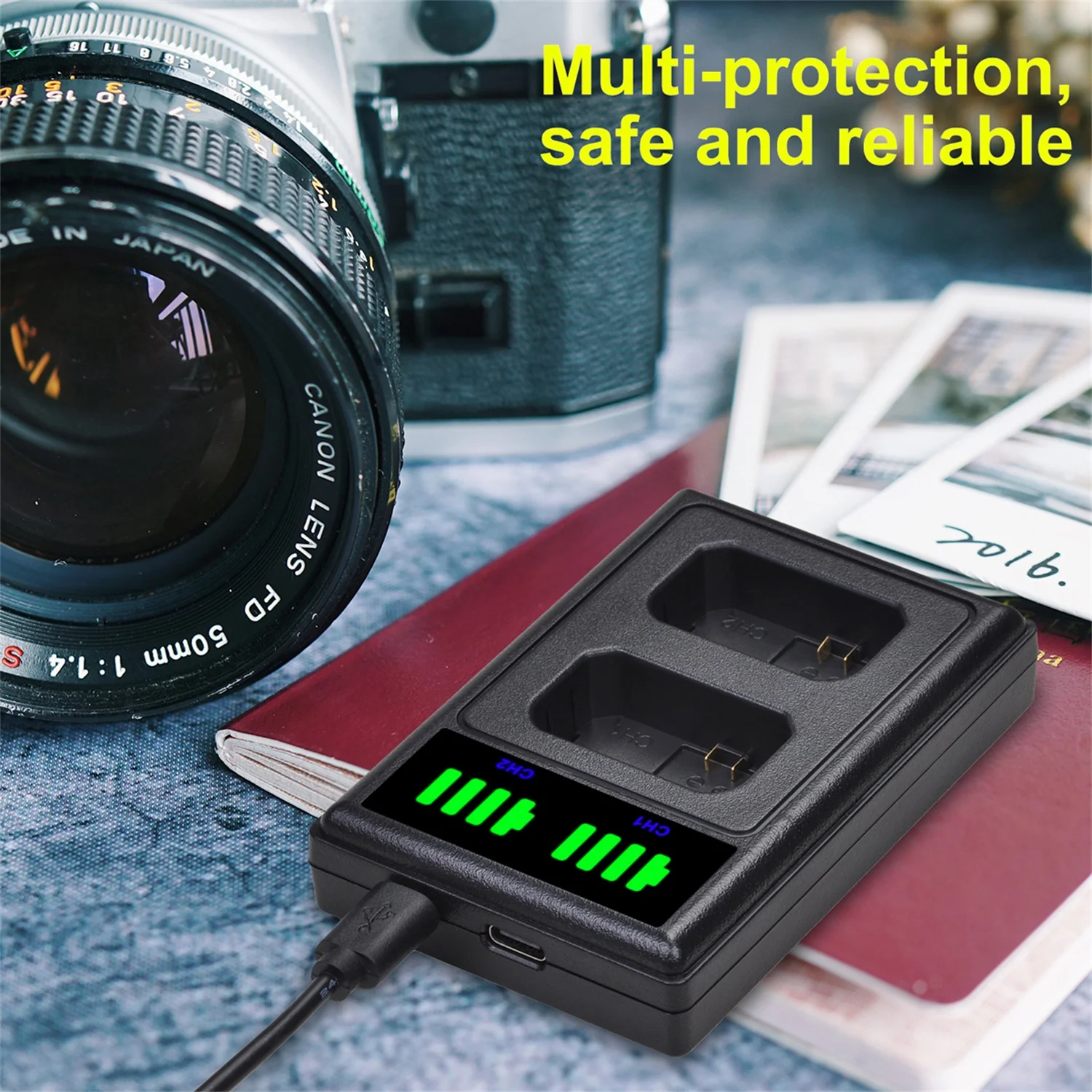 Двойное зарядное устройство для Sony A6000 A6400 A6300 A5100 A3000 A5000 A6500 | Электроника