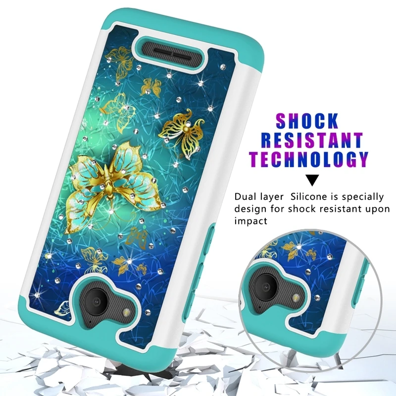 Longxin для ALCATEL tetra силиконовый мягкий чехол индивидуальная точечная дрель цветной