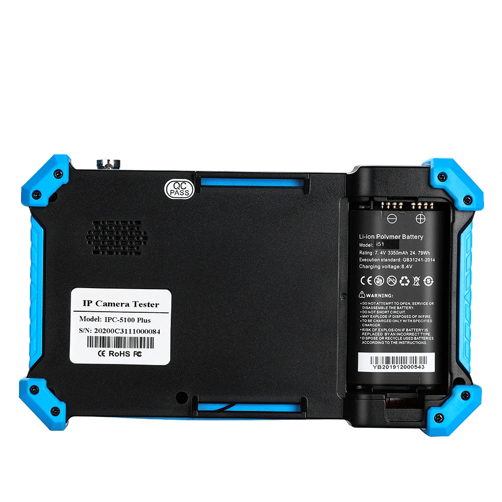 Новейший тестер видеонаблюдения IPC 5100 Plus Full 8MP IP CVI TVI AHD аналоговый 5 в 1 VGA и 4K HDMI