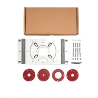 router table trimming machine engraving plate engraving flap aluminum router table insert plate multifunction trimming tool