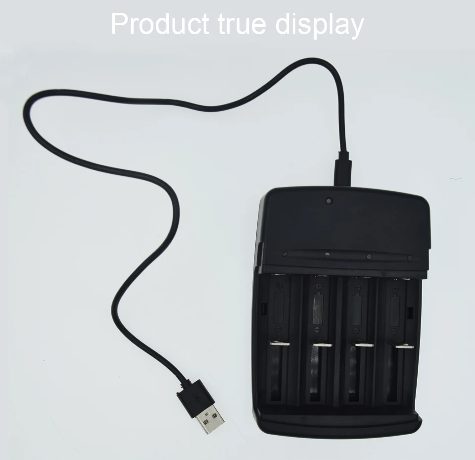 Комплект из 4 предметов Смарт USB зарядное устройство для аккумуляторов 18650 18350 22650 14500 литиевая батарея AA AAA C D SN щелочные никель-металл-гидридных и никель-кадмиевых типов аккумуляторов Зарядное устройство