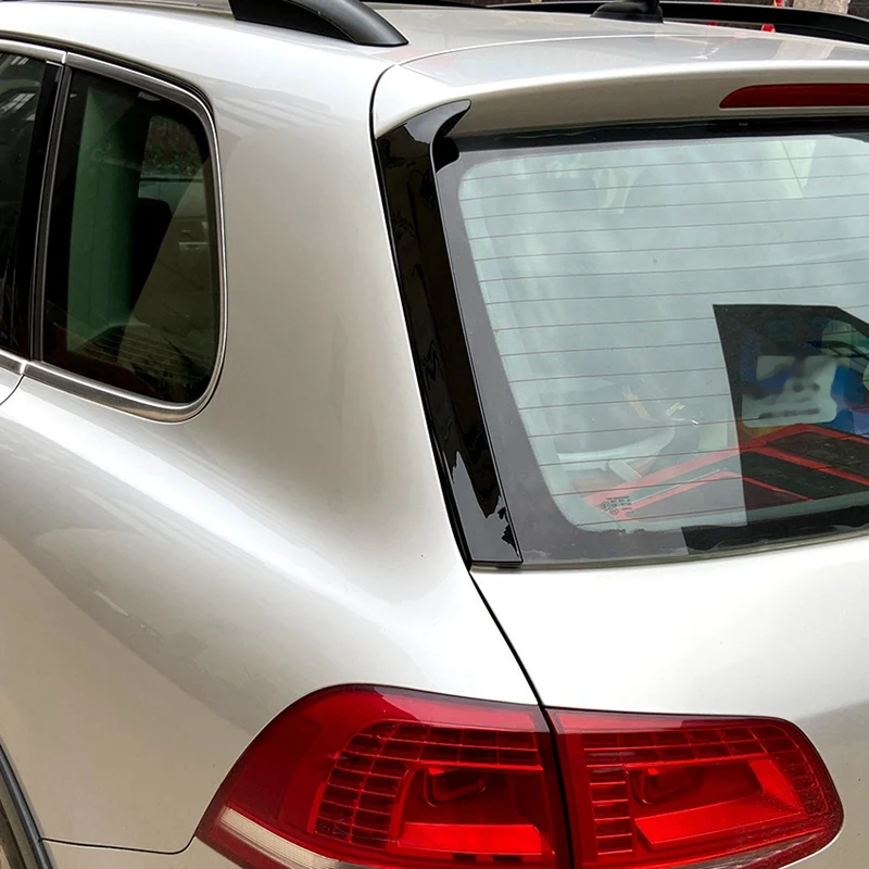 2 шт. блестящие черные наклейки на крышу спойлера ДЛЯ VW Touareg 2011 2017|Наклейки для