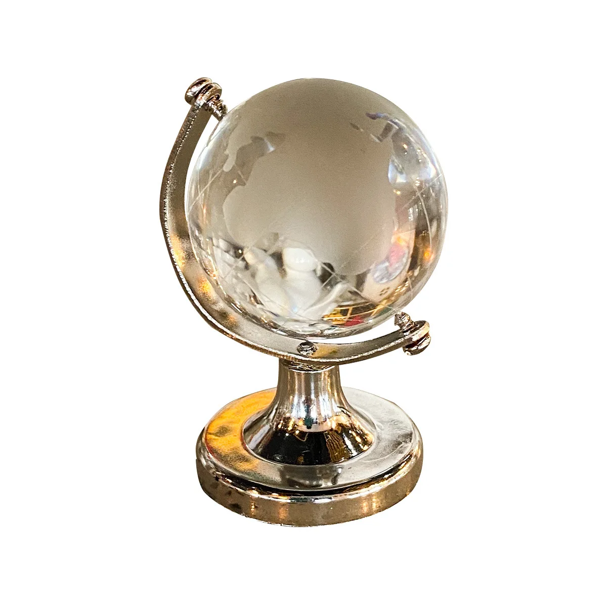 

Simple Mini Globe Girl's Heart Creative Desktop Ornament Transparent Desk Ornament New Year Gift