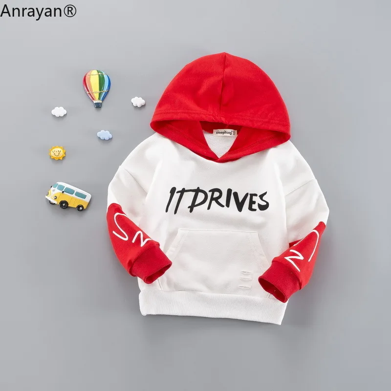 Новинка весенне осенняя модная одежда для малышей хлопковая толстовка с
