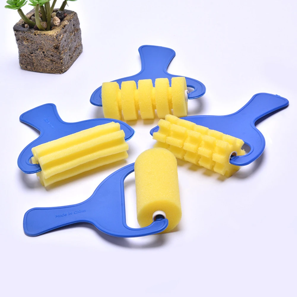 31 шт. губка Стампер чехол для Роликовых Кистей набор рисования детей Набор