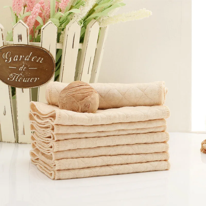 Детские натуральные цветные хлопковые три газовые подгузники для