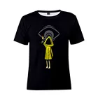 Летняя модная футболка с рисунком из мультфильма маленький ночные кошмары для взрослых и детей, футболки для подростков, топы, толстовка с 3d-рисунком персонажа игры