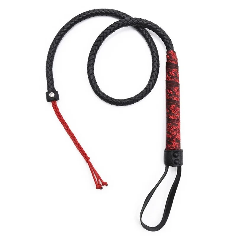 

BDSM Leather Whip Adult Products Games Toys for Couples Gay Slave Training Torture Bondage Harness Sexy Toy Chastity Abdl