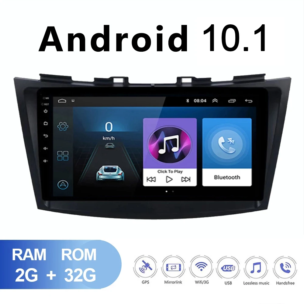 

JOYINCAR Car Radio For Suzuki SWIFT 2011-2015 Quadcore Android 10.1 Car MP5 GPS Navigation Multimedia Player Stereo Autoradio 9"