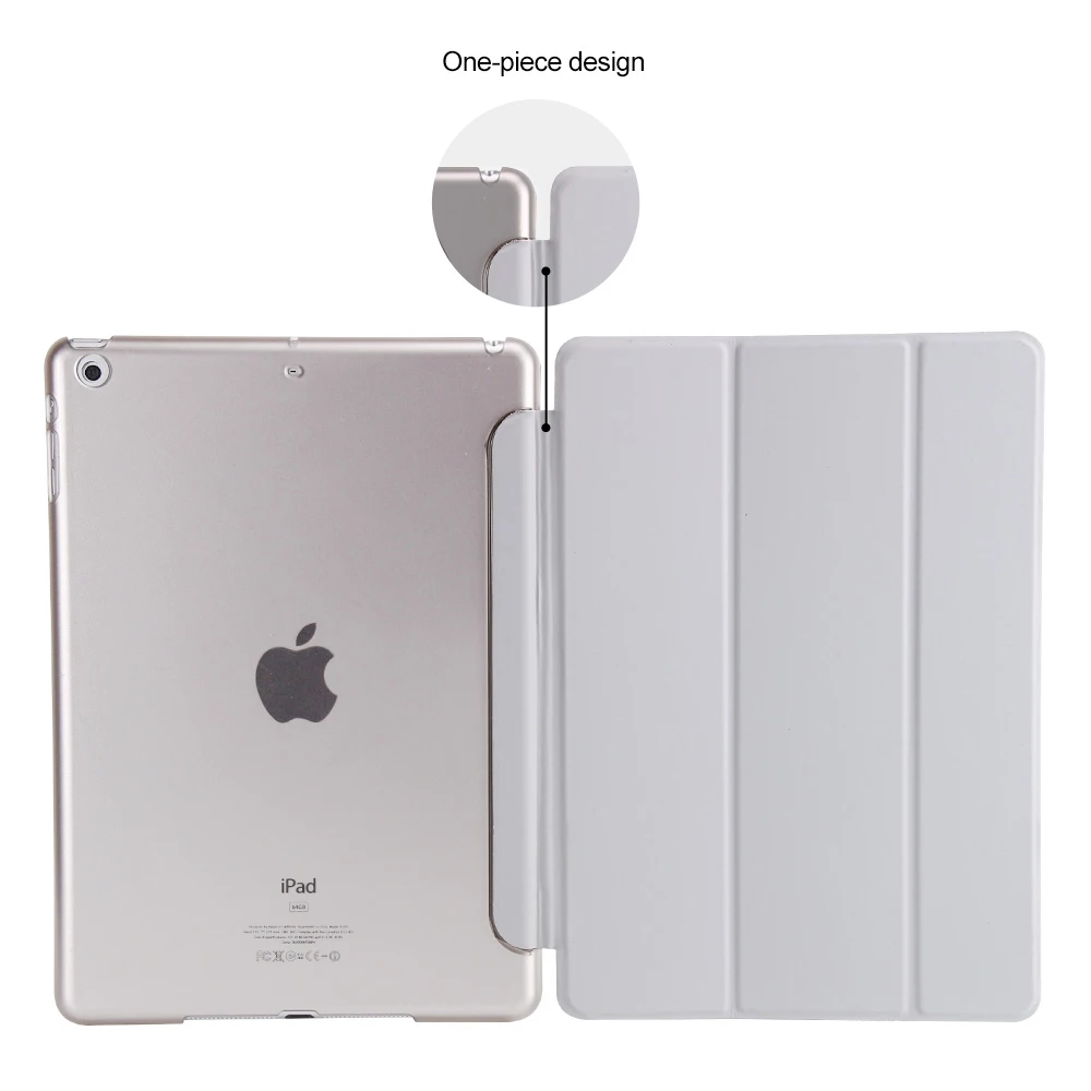 Прозрачный Ультратонкий чехол на магните для iPad 5 и 6 лет (A1475) новинка 9 7|Чехлы